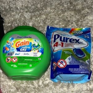 + Ultra Oxi 3-in-1 Green Laundry Detergent Pacs